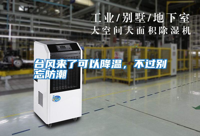 臺風來了可以降溫，不過別忘防潮