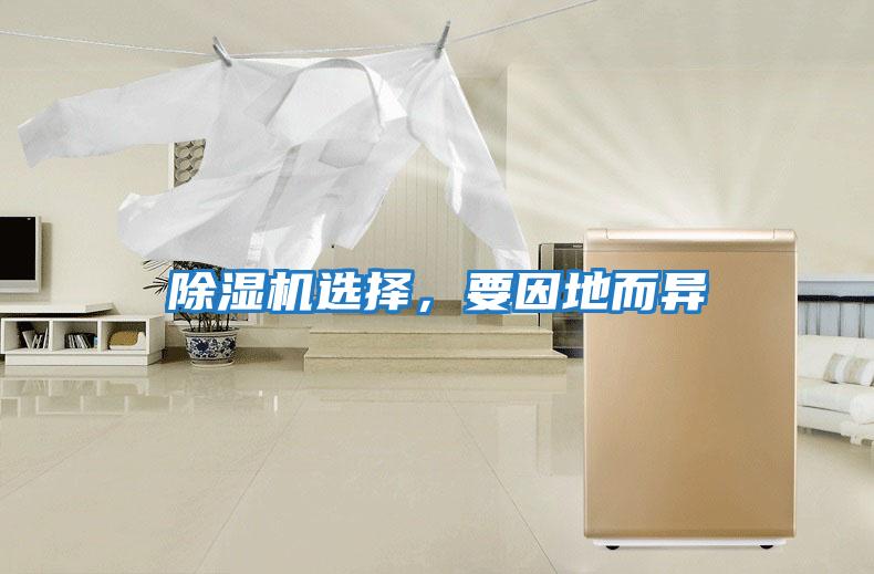 除濕機選擇，要因地而異