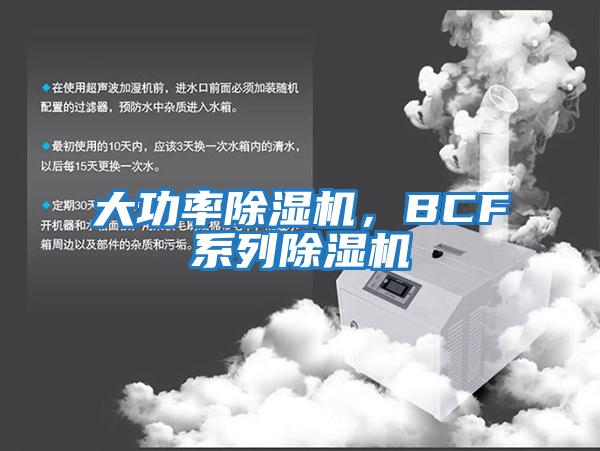 大功率除濕機，BCF系列除濕機
