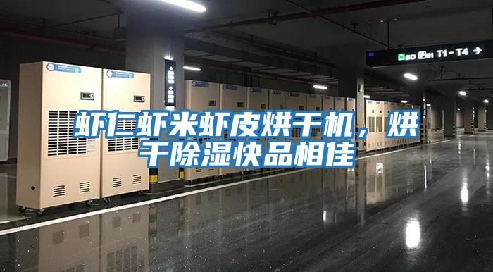 蝦仁蝦米蝦皮烘干機，烘干除濕快品相佳