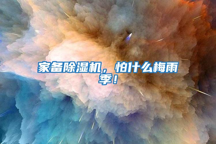 家備除濕機，怕什么梅雨季！