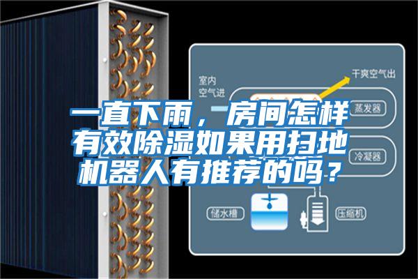 一直下雨，房間怎樣有效除濕如果用掃地機器人有推薦的嗎？