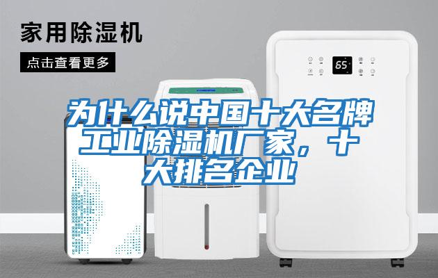 為什么說中國十大名牌工業(yè)除濕機(jī)廠家，十大排名企業(yè)