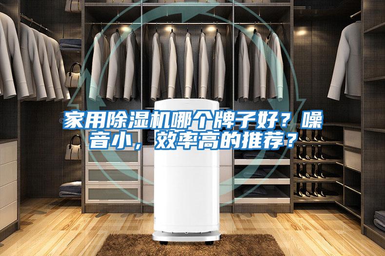 家用除濕機哪個牌子好？噪音小，效率高的推薦？