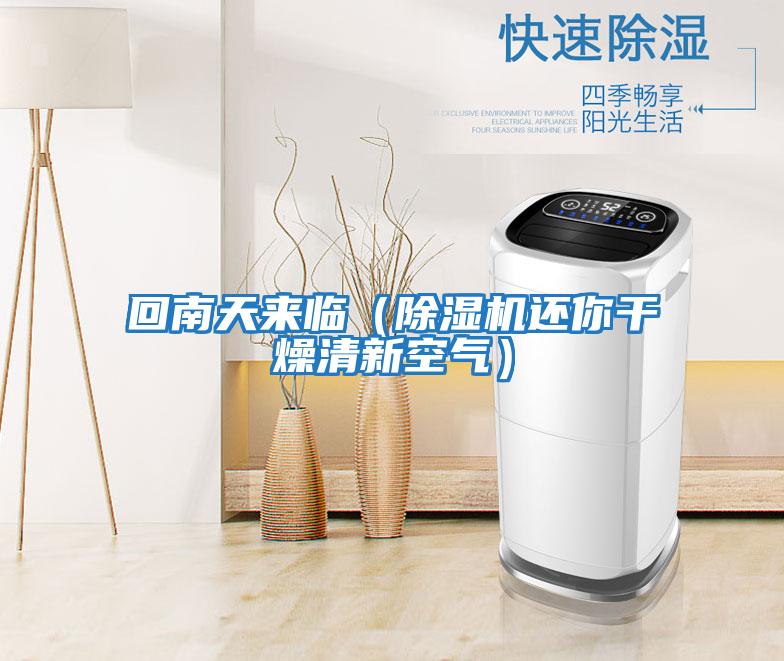 回南天來(lái)臨（除濕機(jī)還你干燥清新空氣）
