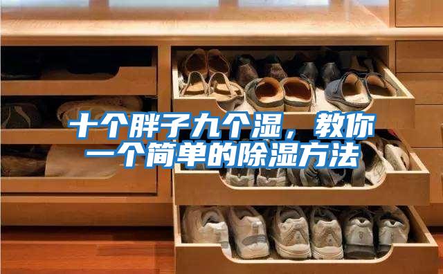 十個胖子九個濕，教你一個簡單的除濕方法