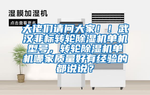 大佬們請問大家?。∥錆h非標轉輪除濕機單機型號，轉輪除濕機單機哪家質量好有經驗的都說說？