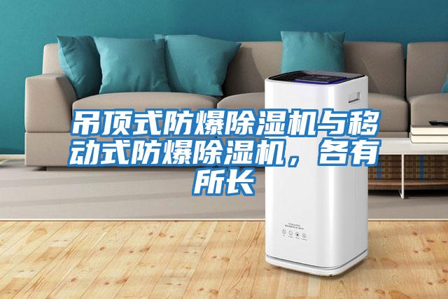 吊頂式防爆除濕機與移動式防爆除濕機，各有所長