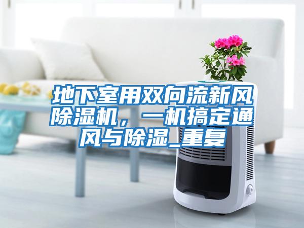 地下室用雙向流新風除濕機，一機搞定通風與除濕_重復