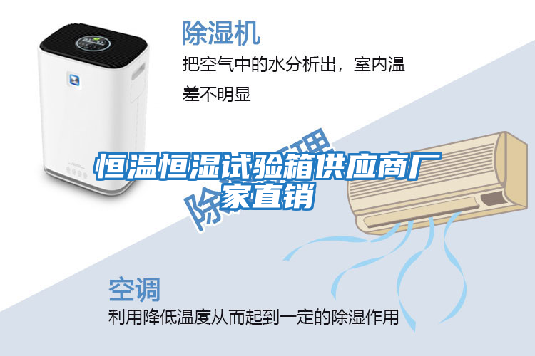 恒溫恒濕試驗箱供應(yīng)商廠家直銷