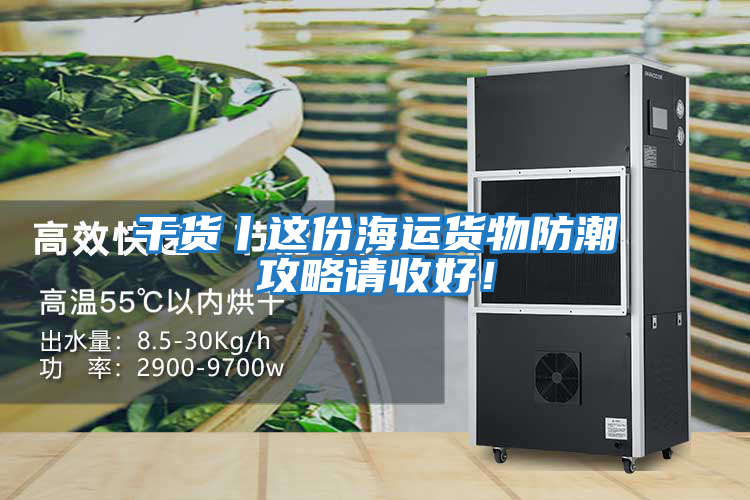 干貨丨這份海運貨物防潮攻略請收好！