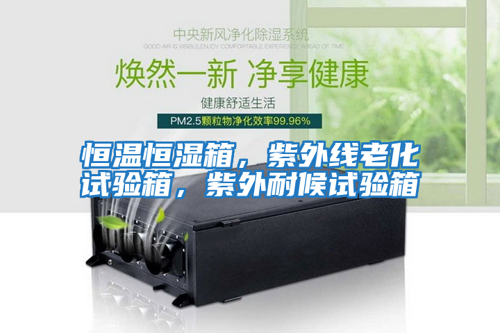 恒溫恒濕箱，紫外線老化試驗箱，紫外耐候試驗箱