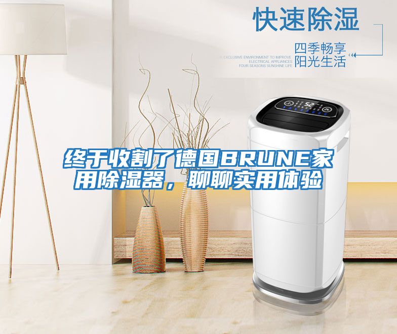 終于收割了德國BRUNE家用除濕器，聊聊實(shí)用體驗(yàn)