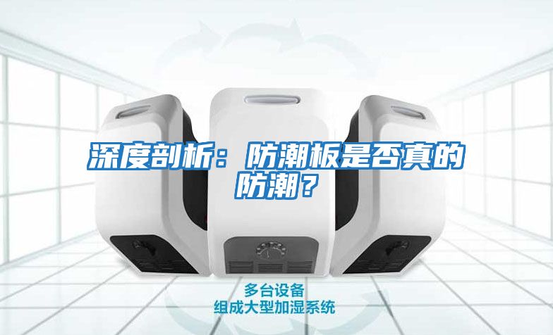深度剖析：防潮板是否真的防潮？