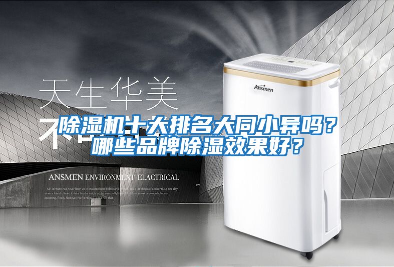 除濕機十大排名大同小異嗎？哪些品牌除濕效果好？