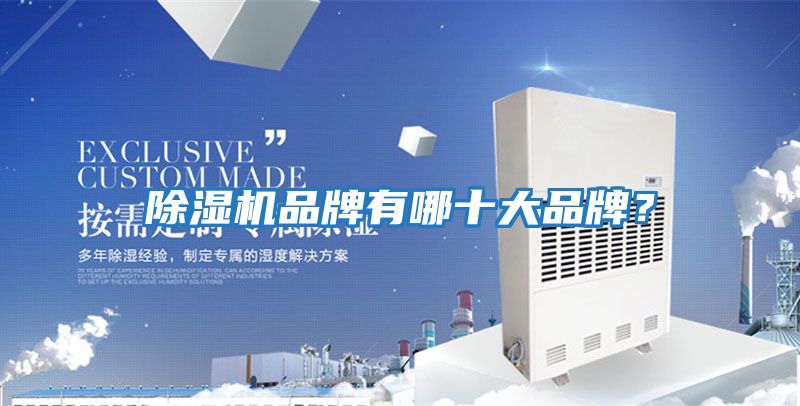 除濕機品牌有哪十大品牌？